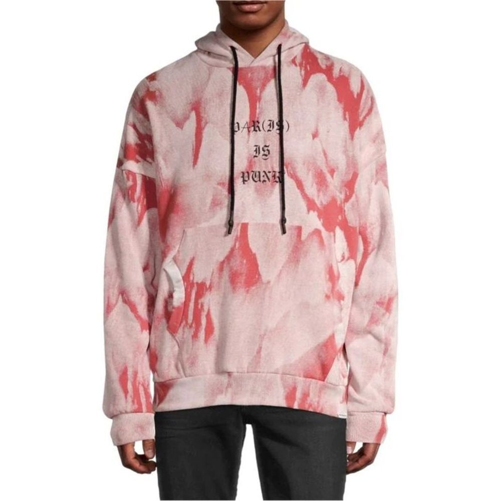 Elevenparis Mens Par(is) Is Punk Hoodie Sweatshirt, NWT